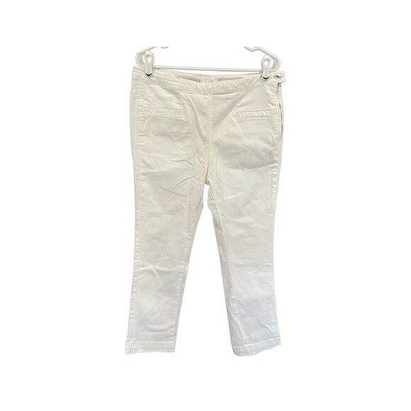 Pilcro and the Letterpress Anthropologie High Rise Denim Legging White Women 31 - Picture 1 of 6
